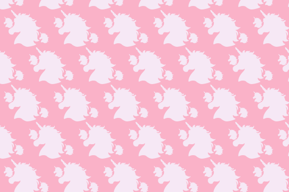 Download Simple Pattern with Unicorn Silhouette - Simple pattern Collection