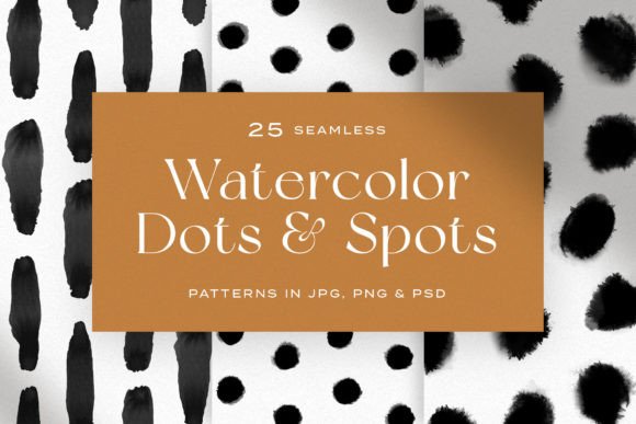 Download Watercolor Polka Dot Patterns - Polka Collection