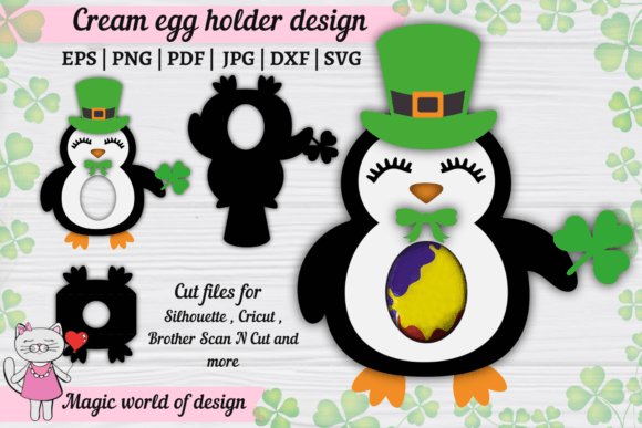 Download St. Patrick's Penguin Creme Egg Svg - Premium Resources