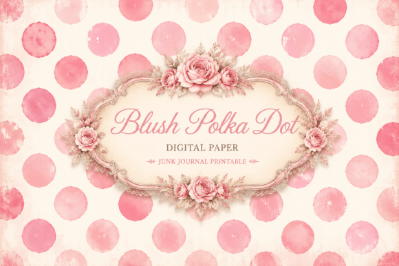 Download Blush Polka Dot Paper - Polka Collection