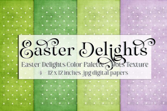 Download Easter Delights, Polka Dot Texture Paper - Polka Collection