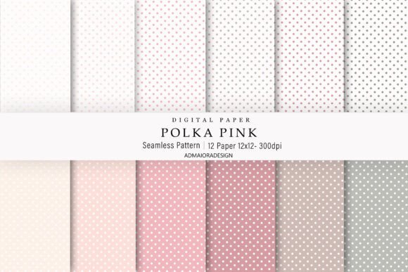 Download Polka Pink Digital Paper - Polka Collection