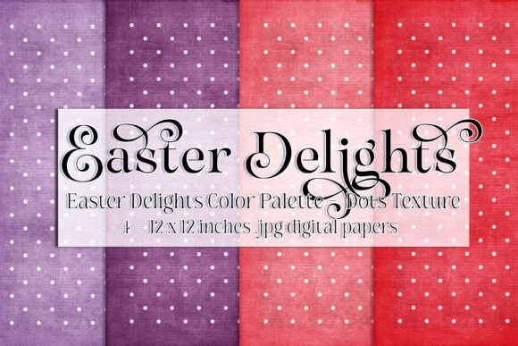 Download Easter Delights, Polka Dot Texture Paper - Polka Collection