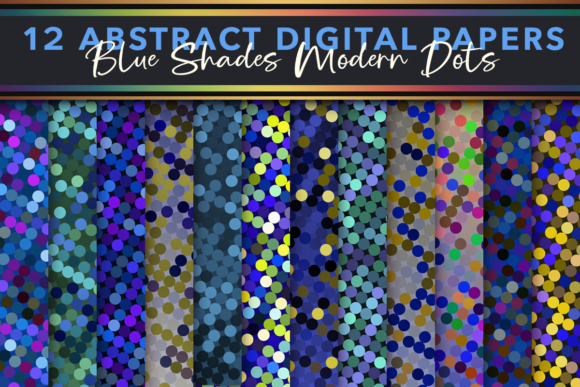 Download Blue Wallpaper Modern Polka Dots Papers - Polka Collection